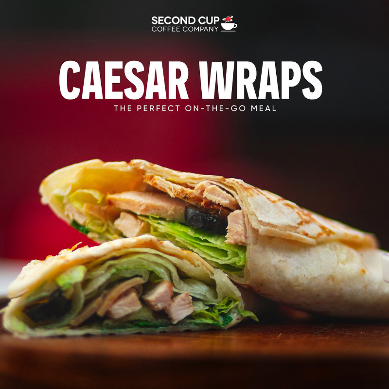 Order Caesar Wrap Online | Premium Sandwich Wraps n Burgers Near You!