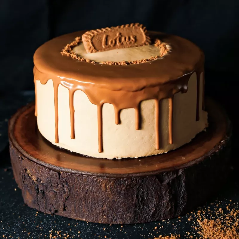 Lotus Biscoff Cake