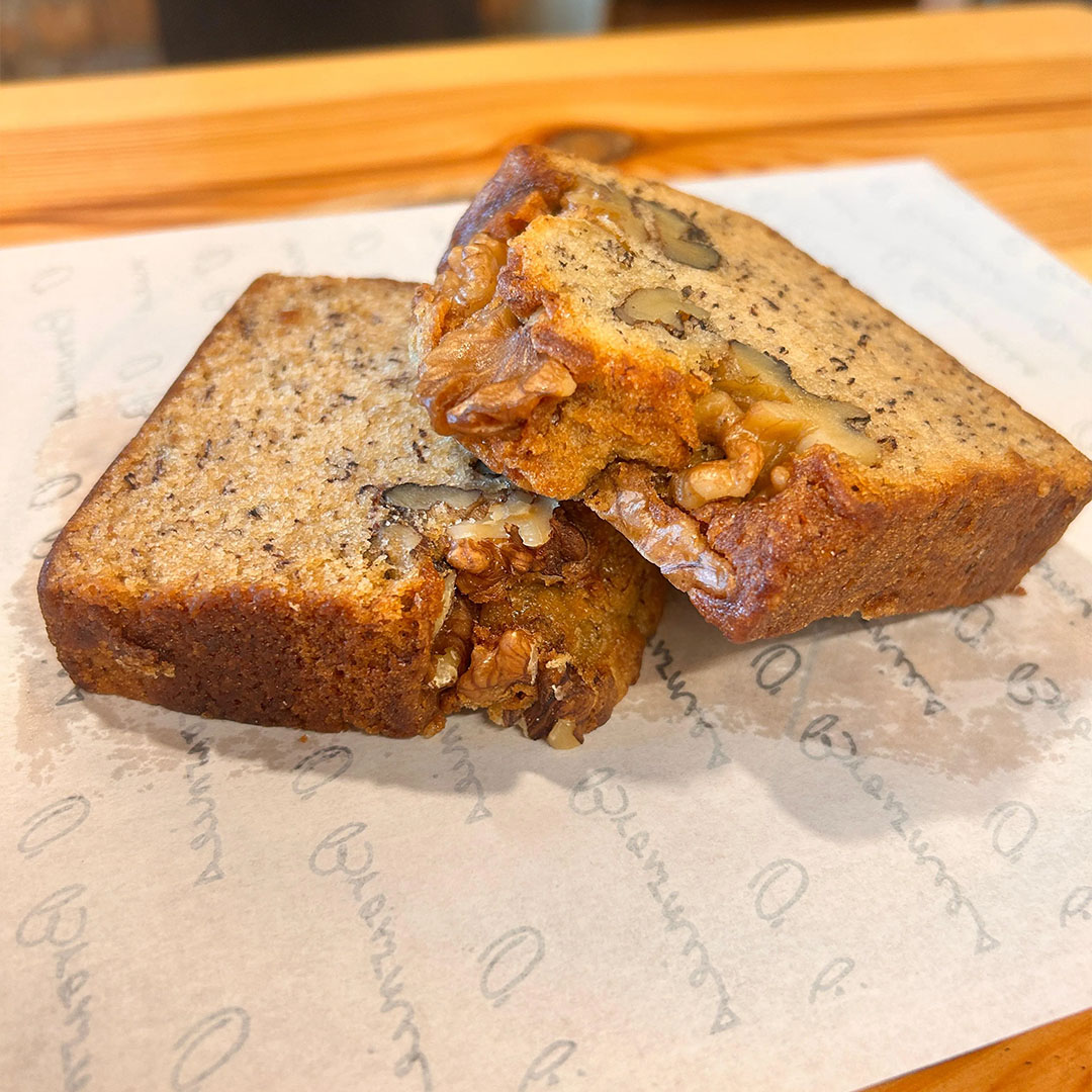 Banana Walnut Bread Slice